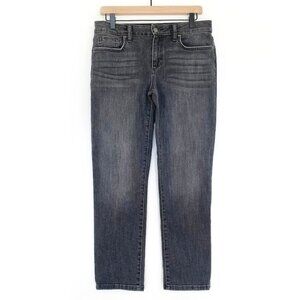 Joe's Jeans Womens Straight Ankle Jeans Size 28x27 Gray Mid Rise Stretch Comfort